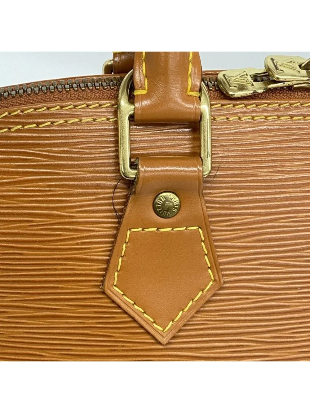 Louis Vuitton Handbag Epi Alma Cipango Gold